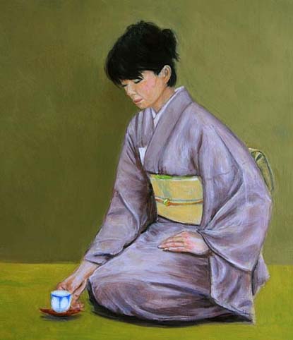 お茶を嗜む女.jpg